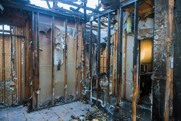 Professional Fire Damage Assessment technician working in Hanover, MD